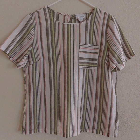 Twinset (Débardeur + Cardigan) LIZ CLAIBORNE COLLECTION - Taille S - Motif Argyle - Excellent État
